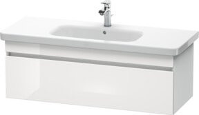 Duravit Waschtischunterschrank DuraStyle, weiß glänzend, wandhängend, B/T/H: 113 x 44,8 x 39,8 cm - Bild 1