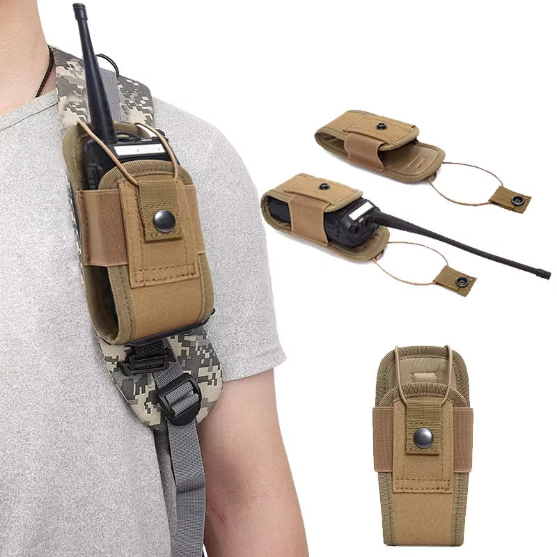 GOT-TOG Taktische Walkie-Talkie-Tragetasche mit Molle-System in Sand - Bild 3