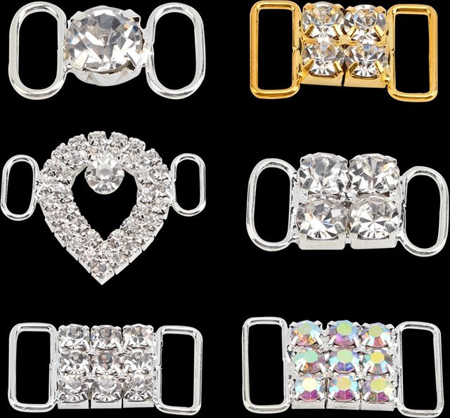 Schuh Charms Metall, Diamant, Unisex - Bild 1