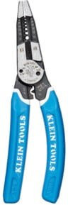 Klein Tools Abisolierzange mit Crimpfunktion, Blau, Länge: 200 mm, 8 bis 20 AWG - Bild 1