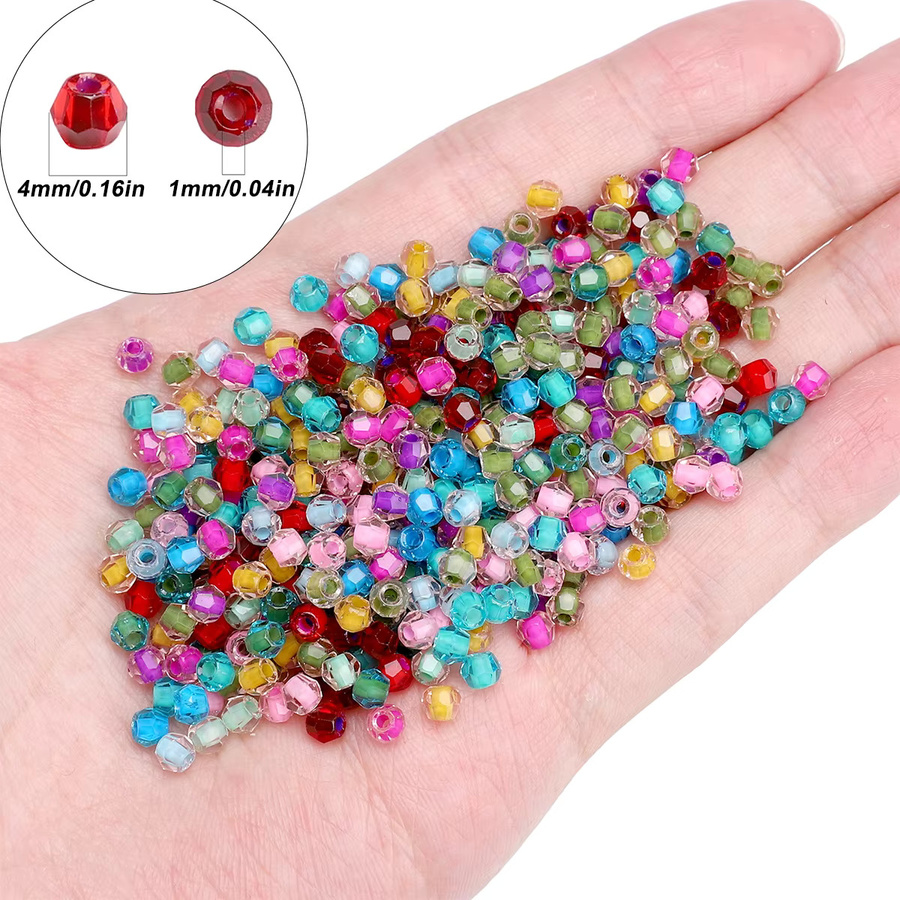 Glas Reis Perlen, 140 Teile, DIY Schmuck Perlen - Bild 3