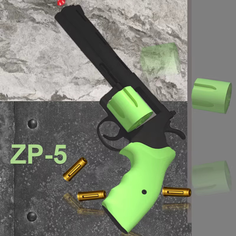 mengxiaoyang Revolver Soft Bullet Gun, Spielzeug Pistole - Bild 3