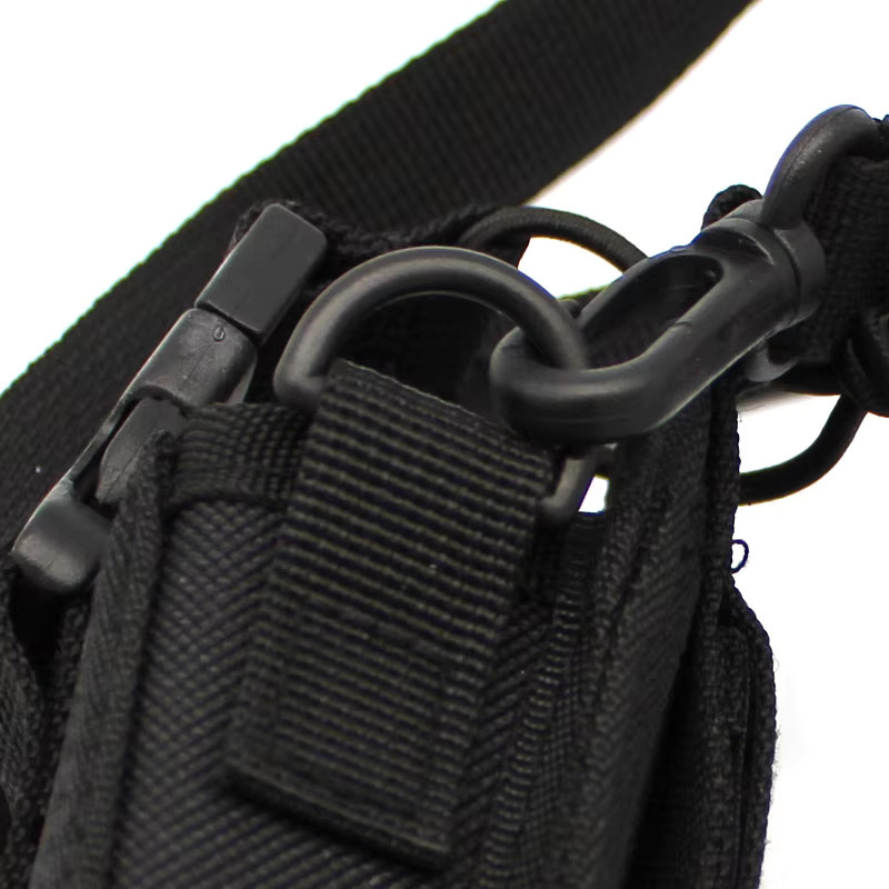 Universal Walkie Talkie Nylon Tasche für Motorola und Baofeng, Farbe: Schwarz, Modell: MSC20A - Bild 4