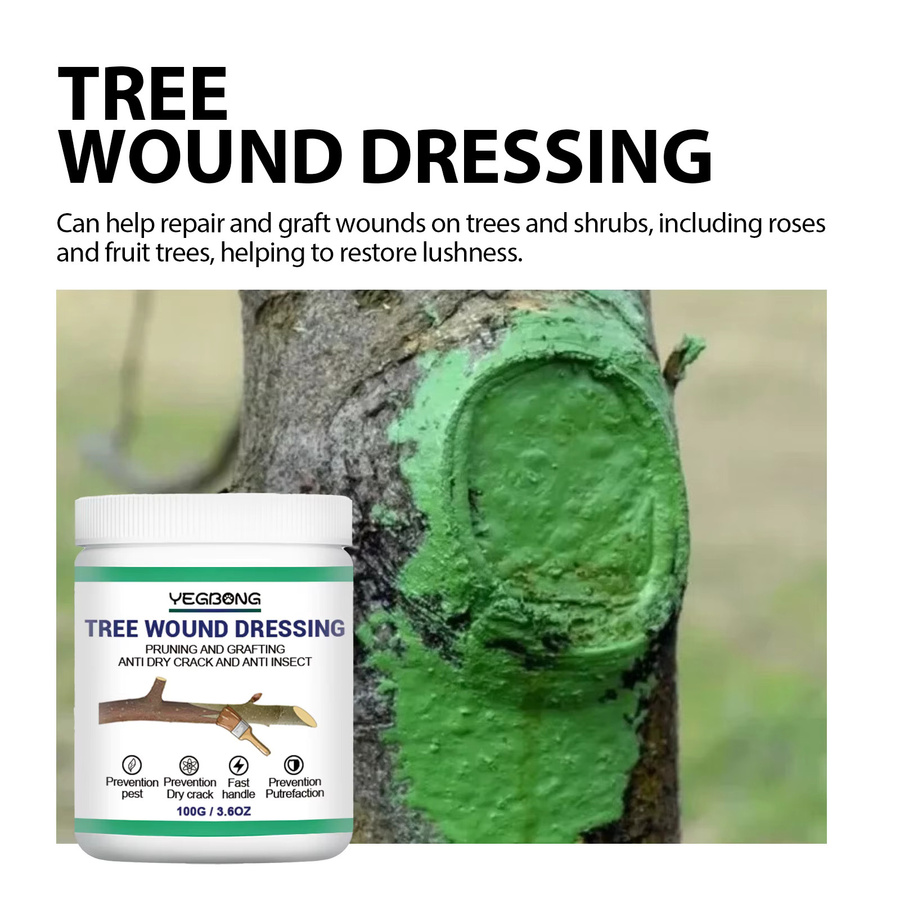 Yegbong Baumwundheilungsmittel zur Förderung des Wurzelwachstums für Setzlinge und Obstbäume, 100 g - Bild 2