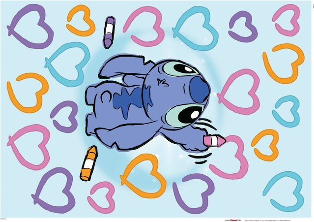 Komar Deko-Sticker Stitch Artist in Lila Mix Multicolor - Bild 1