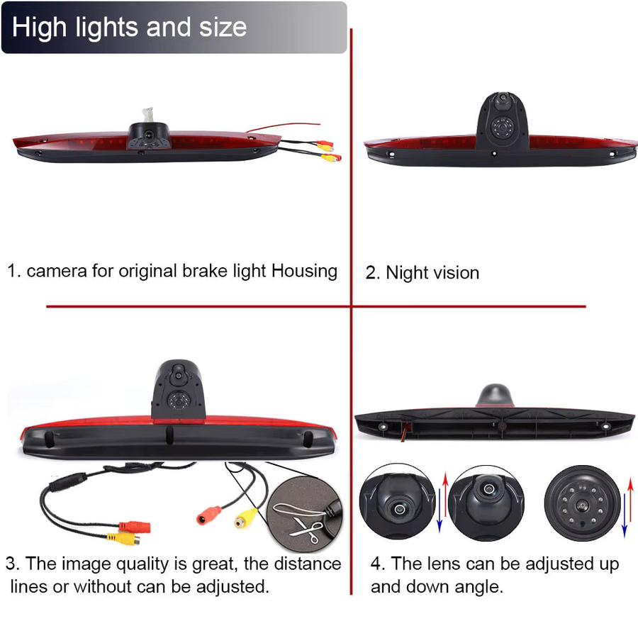HD Auto Doppelrückfahrkamera für Mercedes Benz Vito Mixto W639 W447 Bus - Bild 5