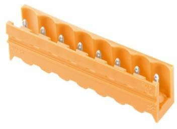 Weidmüller Stiftgehäuse-Platine BL/SL 5.08, Rastermaß: 5.08 mm, Farbe: Schwarz/Orange, 100 Stück - Bild 1