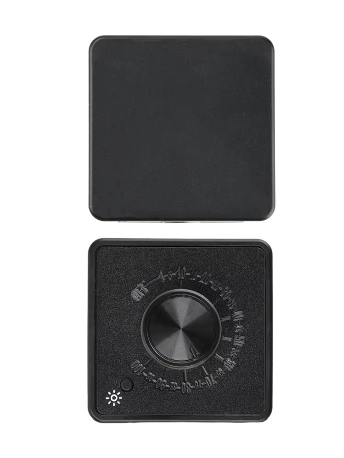 Aideepen 4-Draht PWM Lüftergeschwindigkeit Regler mit USB-C Schnellladung und DC Boost für DIY-Lüfter, Schwarz - Bild 3