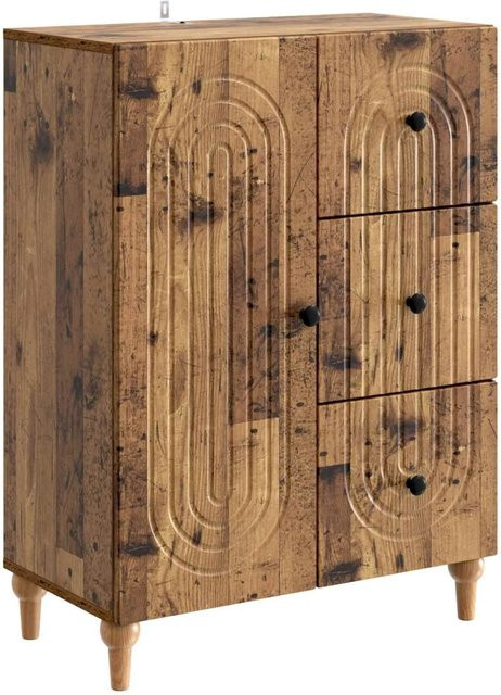 vidaXL Sideboard Altholz in Braun aus Holzwerkstoff, B/T/H: 66 x 34,5 x 90 cm - Bild 1