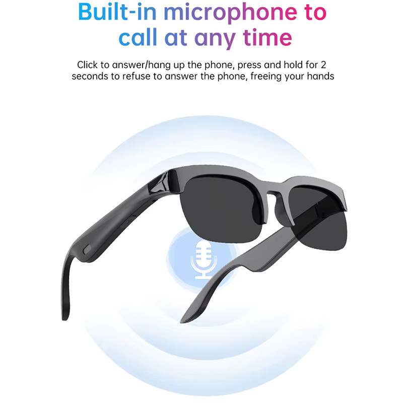 Lenovo Smart-Brille mit 1600W Kamera, 8K-Aufnahme, KI-Echtzeit-Übersetzung und Bluetooth 5.4 Kopfhörer in Schwarz oder Weiß - Bild 2