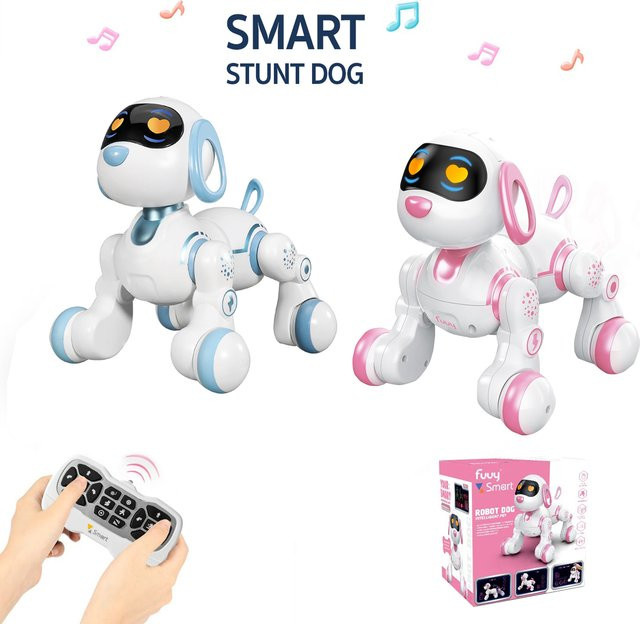 Kelaton Intelligente Maschine Hund, Spielzeug, mit Musik und Sound, Rosa / Pink, Weiß - Bild 1