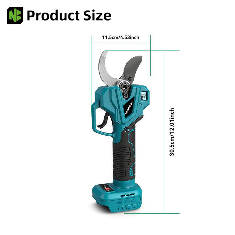NewBeny Elektrische Astschere mit bürstenlosem Motor für Makita Akku, 75mm Schneidkapazität aus SK5 Stahl und Kohlenstoffstahl, ideal für Obstbäume und Bonsai - Bild 7