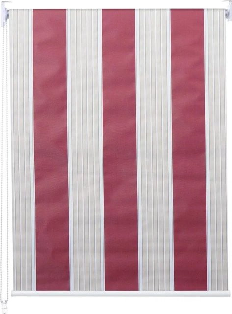 MCW Thermorollo D52 aus Polyester in Rot-Weiß/Beige, Breite: 60 cm, Höhe: 230 cm - Bild 1