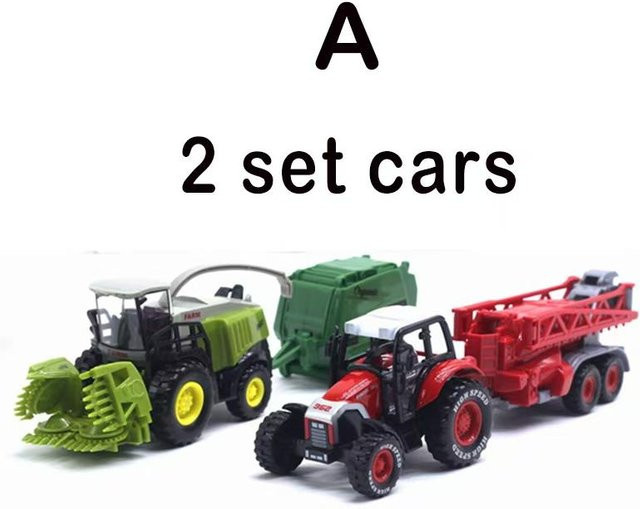 Landwirtschaftliches Fahrzeugmodell Mähdrescher Set, 1:42, Metall, ab 4 Jahren - Bild 1