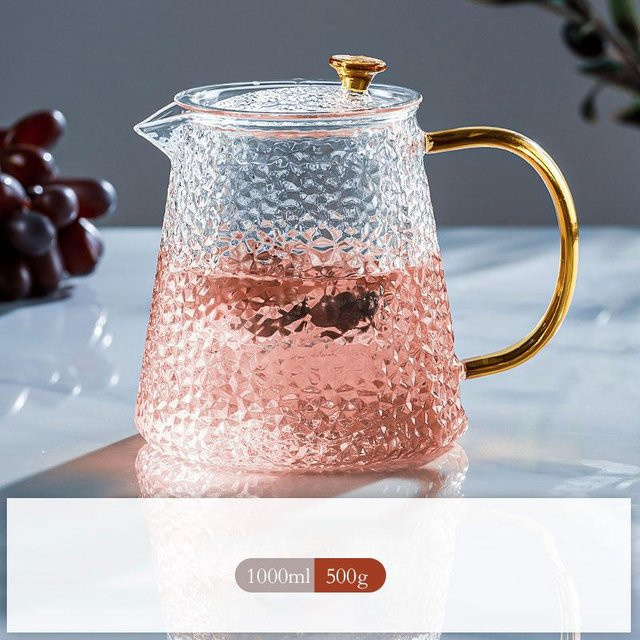 Bestbags Glasteekanne mit Teesieb in Transparent, hitzebeständiger Kaffeekessel für Kung-Fu-Tee, Puer-Tee und Blumentee, 0,45 l - Bild 1