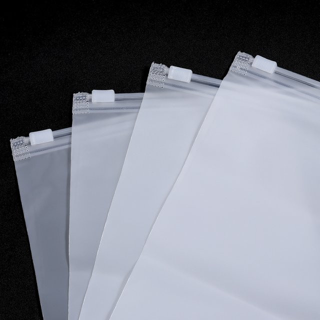 5er-Set transparente Aufbewahrungstaschen mit Reißverschluss aus Kunststoff für Unterwäsche, Socken oder Schmuck - Bild 1