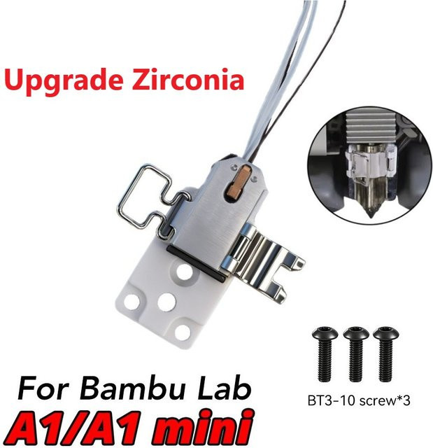 Bambu Lab A1 und A1 Mini verbesserte Hitzebeständige Heizbaugruppe für Hotend und Halterung Druckerzubehör - Bild 1