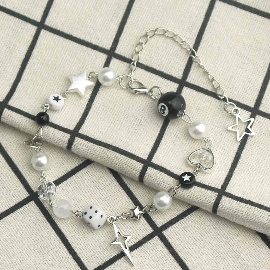 YiYuYiHua Perlen-Armband, Ball Star Perlen-Würfel-Armband - Bild 2