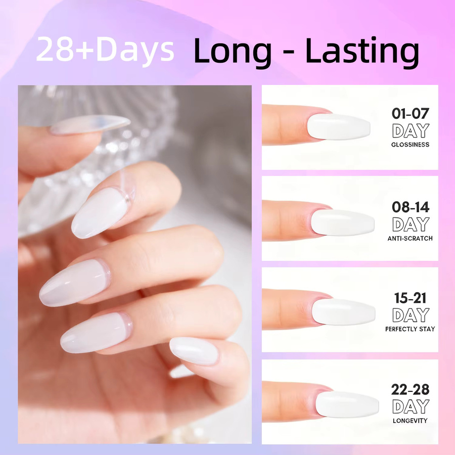 DUOLINGDAI Poly Gel Nagel-Set, 4 Farben, Glänzend - Bild 4