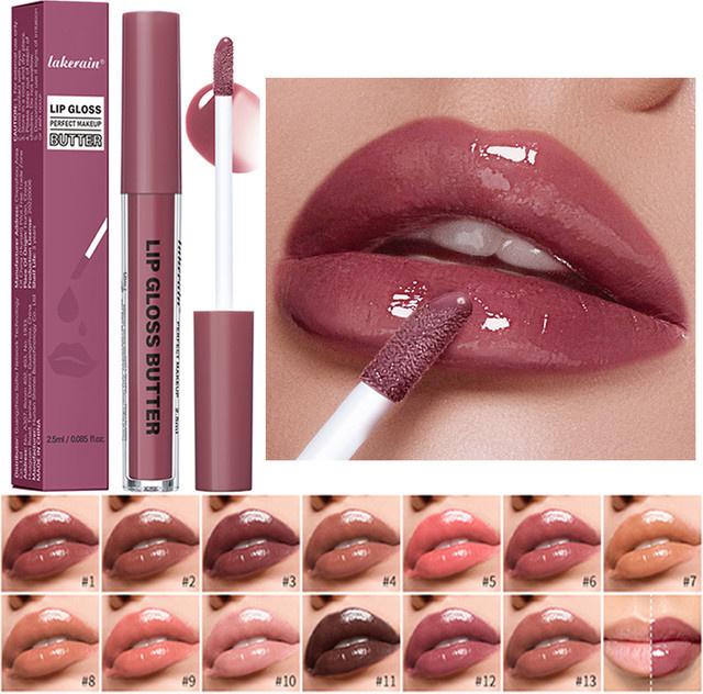 Lakerain Lipgloss, aufpolsternd, feuchtigkeitsspendend, helle Lippentönung - Bild 1
