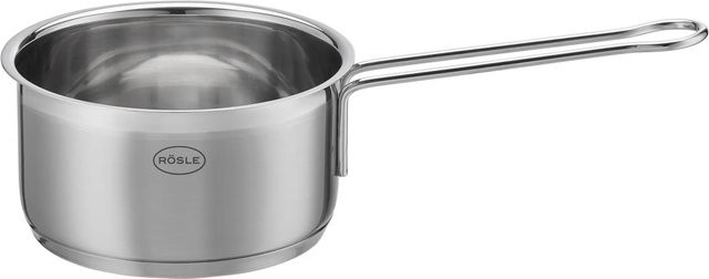 Rösle Elegance Braten- und Saucenpfännchen aus Edelstahl 18/10, Silber, Durchmesser: 12 cm - Bild 1