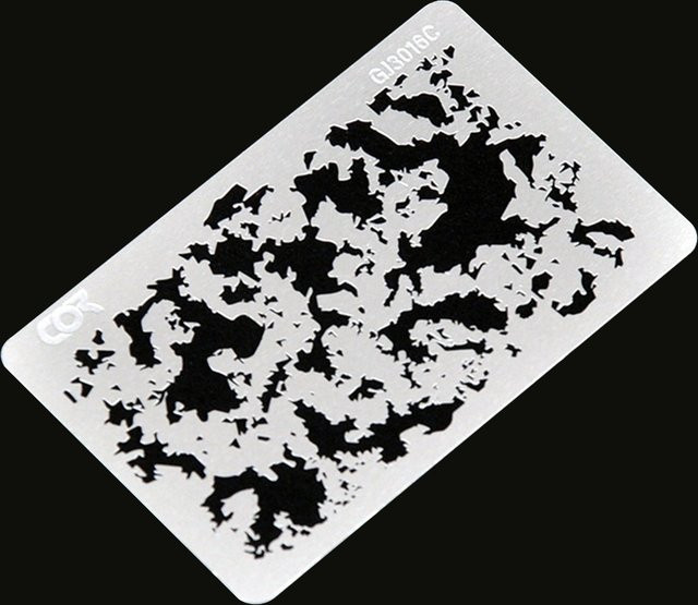 SANMERSEN Schlamm Splatter Verwitterung Airbrush Schablonen, Metall, Zubehör - Bild 1