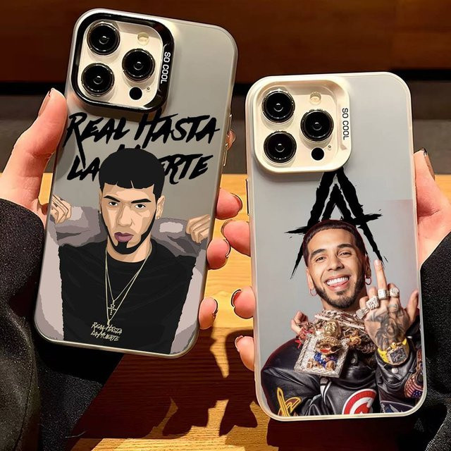Handyhülle im Rapper A-Anuel AA Design für Apple iPhone 11 12 13 14 15 16 Pro Max Plus, Multicolor, Protect Plating Schutzhülle - Bild 1
