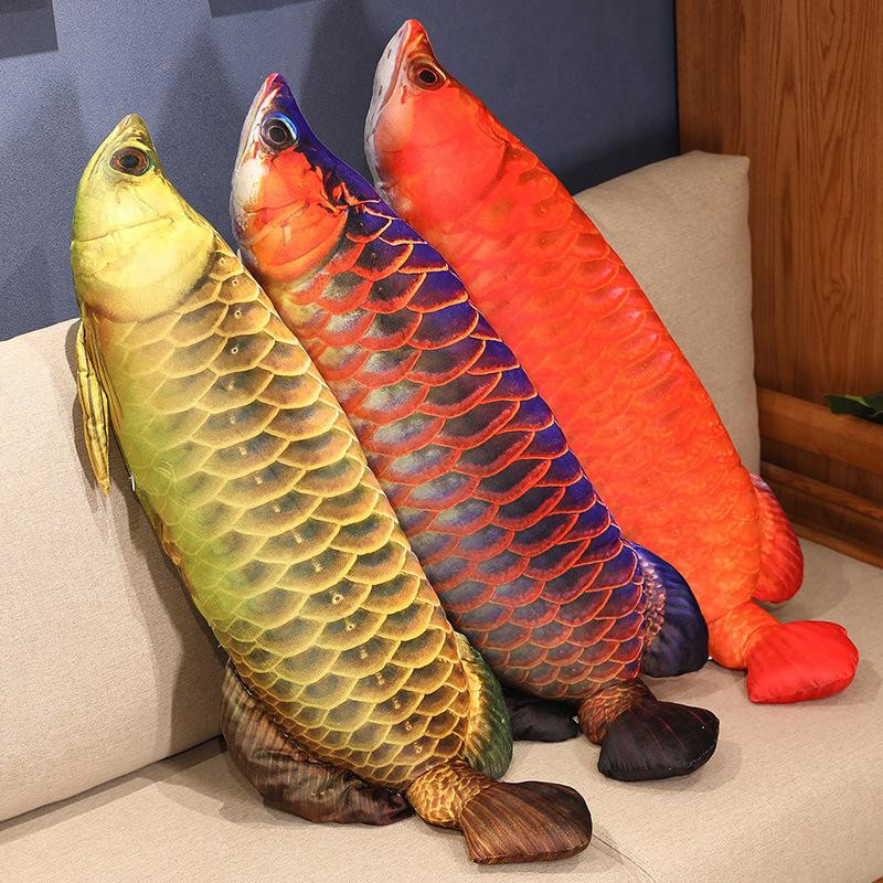 Pangcangshu Arowana Plüschtier goldenes Fischkissen 1-teiliges Set - Bild 1
