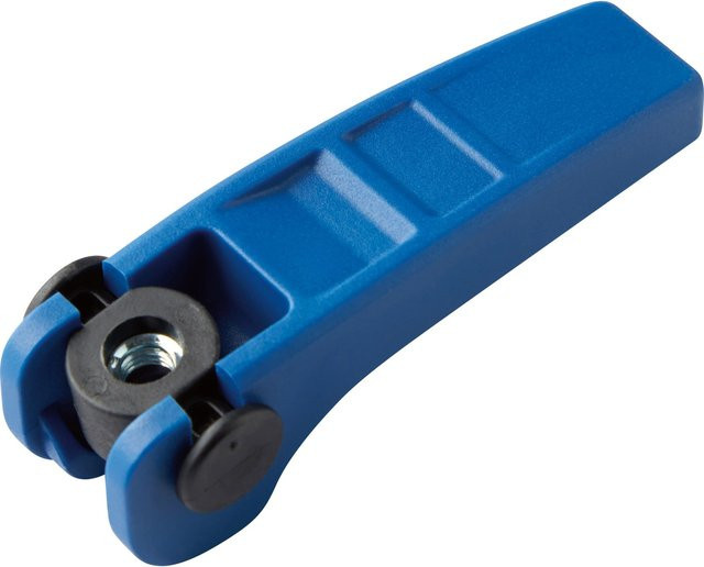 LUX-TOOLS Schnellspanner für Elektro-Rasenmäher E-RM-1800/43 in Blau-Schwarz - Bild 1