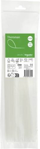 Schneider Electric IMT46417 Kabelbinder aus Nylon in Transparent, 100 Stück - Bild 1