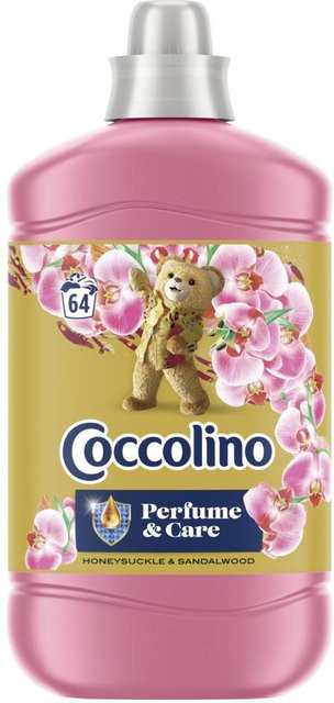 Coccolino SuperSens Weichspüler Geißblatt & Sandelholz, Farbe: Pink, 1,6 l - Bild 1