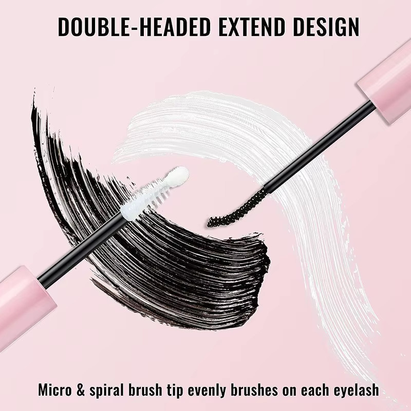 kzlet Dual-End Lash Bond And Seal Wimpernverlängerungskleber, Schwarz und Weiß - Bild 3