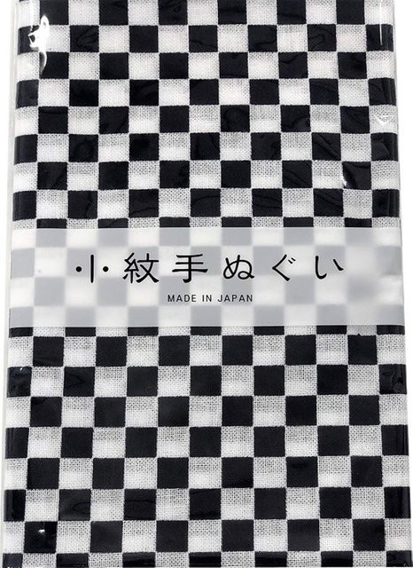 Miyamoto Tenugui Handtuch Japanisches Design Izumi Koubai Ichimatsu B/H: 33 x 90 cm - Bild 1