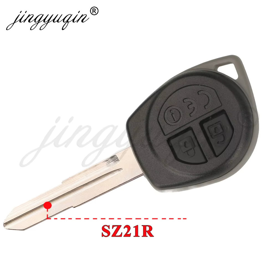Jingyuqin Auto Fernbedienung Schlüssel T61M0 für Suzuki Celerio, Alto, SX4, S-Cross, Baleno, Starlet, Dzire, S-Presso, 433MHz FSK ID47, Schwarz - Bild 2