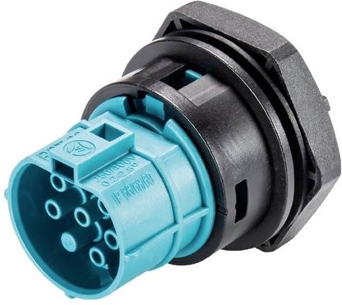 Wieland Electric 96.161.2353.6 Geräteanschluss in Türkis und Blau - Bild 1