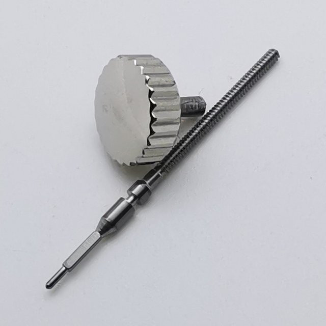 Pargues Uhrenkrone Edelstahl, passend für ST1655, 42 mm Gehäusezubehör - Bild 1
