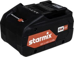 Starmix Li-Power 18V Li-Ion Akkupack 10,0 Ah Schwarz - Bild 1