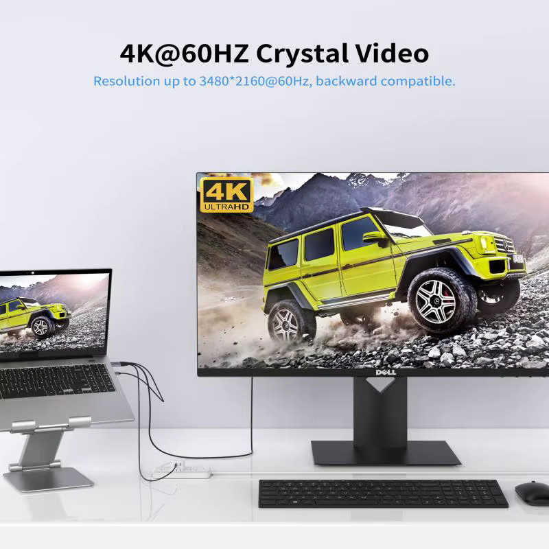 USB-C auf DisplayPort Adapter mit PD-Unterstützung für 4K60Hz, kompatibel mit Huawei AR Glass, Xreal und RayNeo AR-Brillen - Bild 5