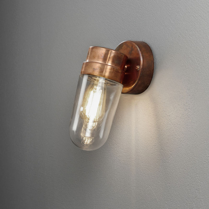 Konstsmide Vega Außenwandleuchte Kupfer Braun E27 B/H: 24,5 x 18,5 cm - Bild 2