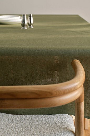 Jotex LINNIE Tischdecke grün wasserabweisend und abwischbar - Bild 1