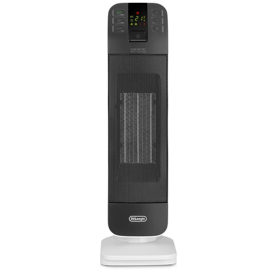 DeLonghi Keramik-Heizlüfter HFX65V20 mit Fernbedienung in Schwarz und Grau - Bild 2