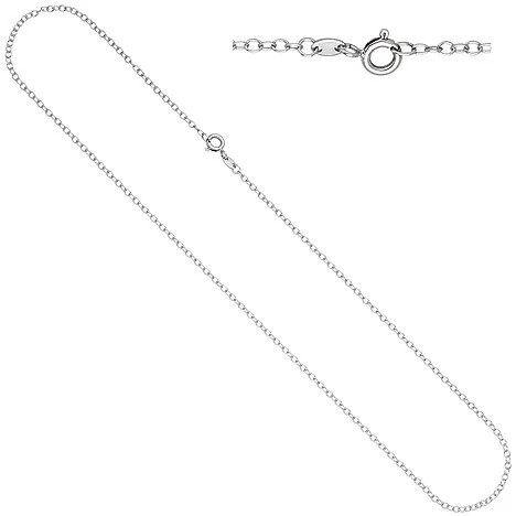 Colfem Ankerkette 585 Weißgold, 2,0 mm, 45 cm, Unisex - Bild 1