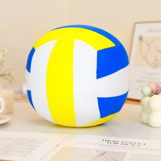 BC Pet Supplies Simulation Volleyball Plüschtier, 15cm, Bunt / Mehrfarbig - Bild 1