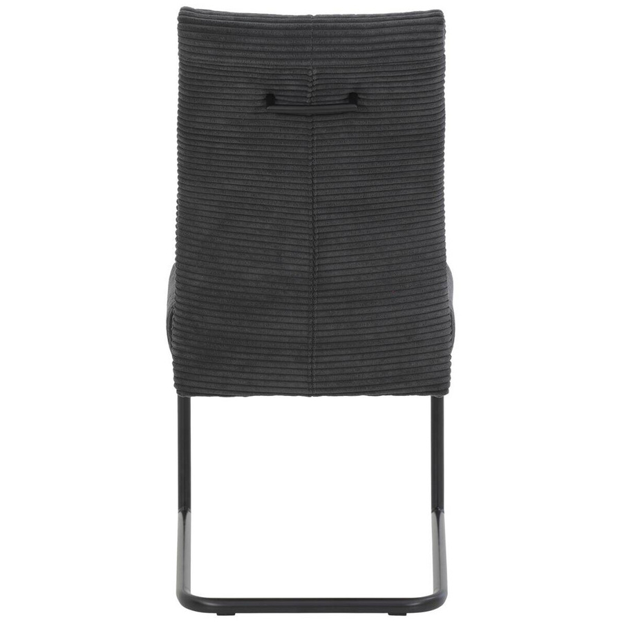 Hela Schwingstuhl 4er-Set in Anthrazit mit Breitcord-Bezug, B/H/T: 50 x 99 x 65 cm - Bild 3