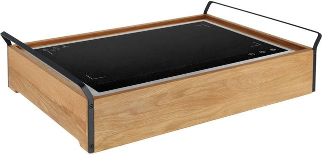 VEGA Buffetwärmer Esino GN 1/1 mit elektrischer Warmhalteplatte, braun/schwarz, B: 44.6 cm, T: 64.6 cm, H: 12.5 cm - Bild 1