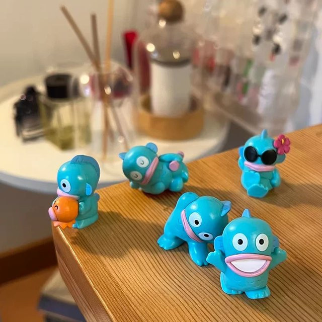 Sanrio Ugly-Fish-Figur, Blindbox-Puppe, Einzelfigur, Blau - Bild 1