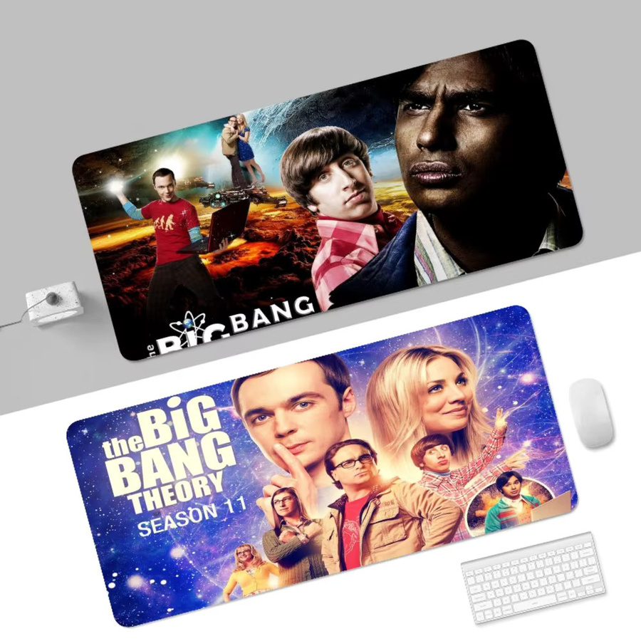 The Big Bang Theory Mauspad, großflächige Gaming-Tastaturmatte für Notebook und Schreibtisch, Mehrfarbig, B: 90 cm, T: 40 cm - Bild 2