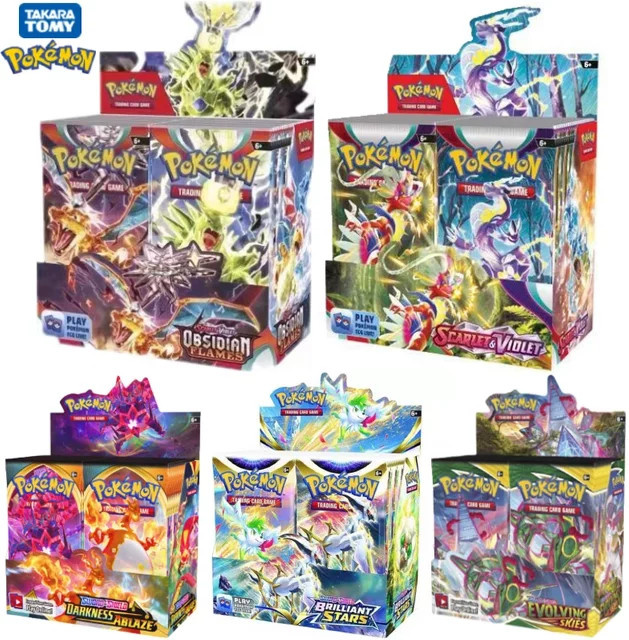 Pokémon Obsidian Flammen Scharlachrot & Violett, Booster Box, ab 6 Jahren - Bild 1