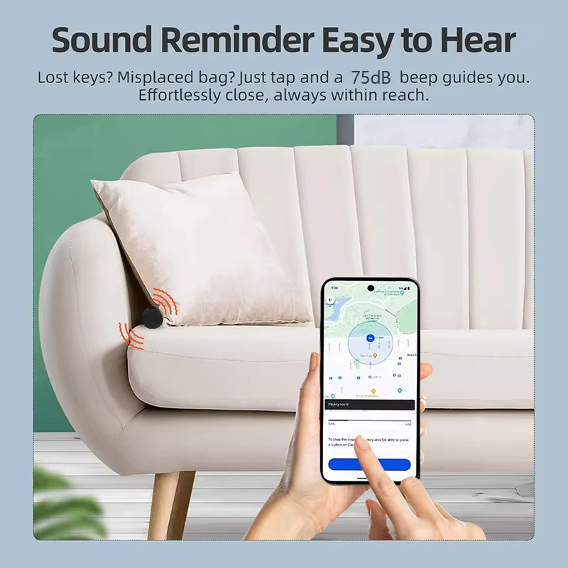 RSH 4er Set Android Tracker kompatibel mit Google Find My Device App zur Ortung von Schlüsseln und Taschen für Samsung Xiaomi und Pixel Smart Tags - Bild 4