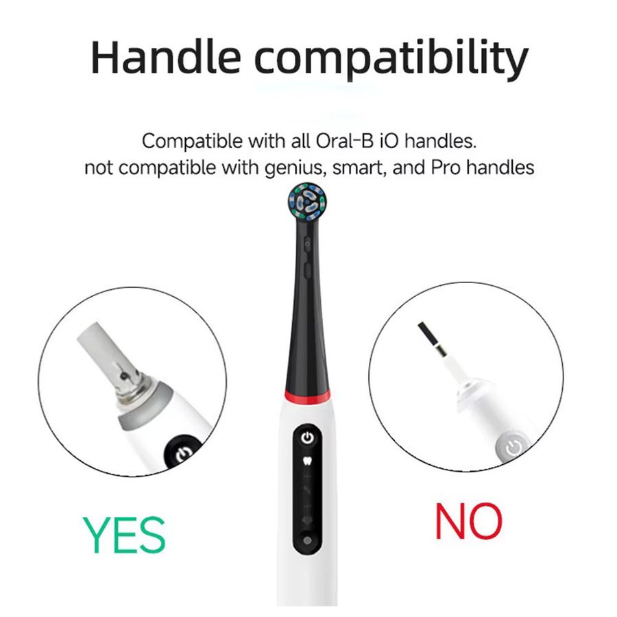 KVIFO Ersatz-Zahnbürstenköpfe, kompatibel mit Oral-B iO Serie, Unisex - Bild 2